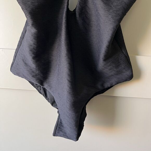Anthropologie Malai Eiffel One-Piece Swimsuit $168 Women Medium Sexy Black GUC - Picture 7 of 15